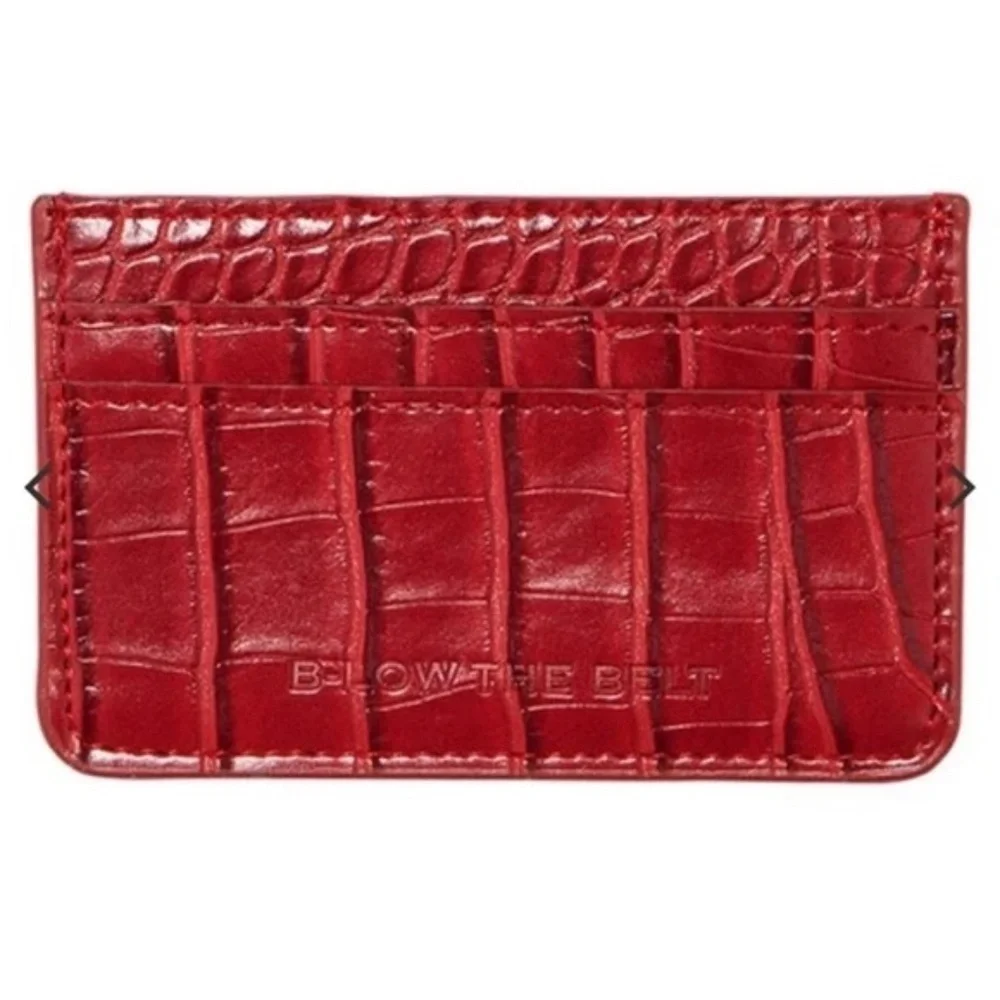 B-Low The Belt Croc Cardholder